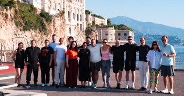Networking after the Investor Lounge in Monaco