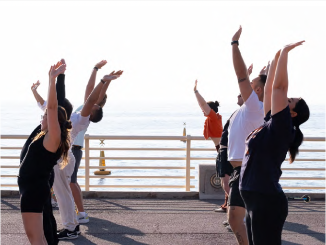 Tai Chi morning session with the K2MATCH group